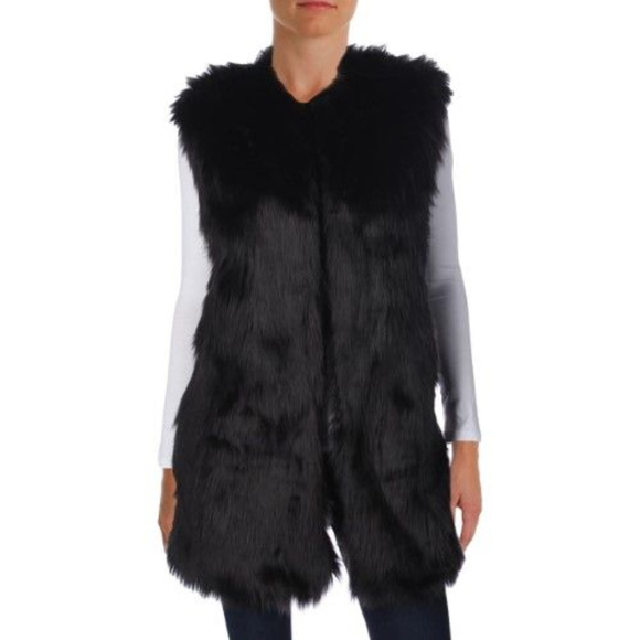 ralph lauren faux fur vest